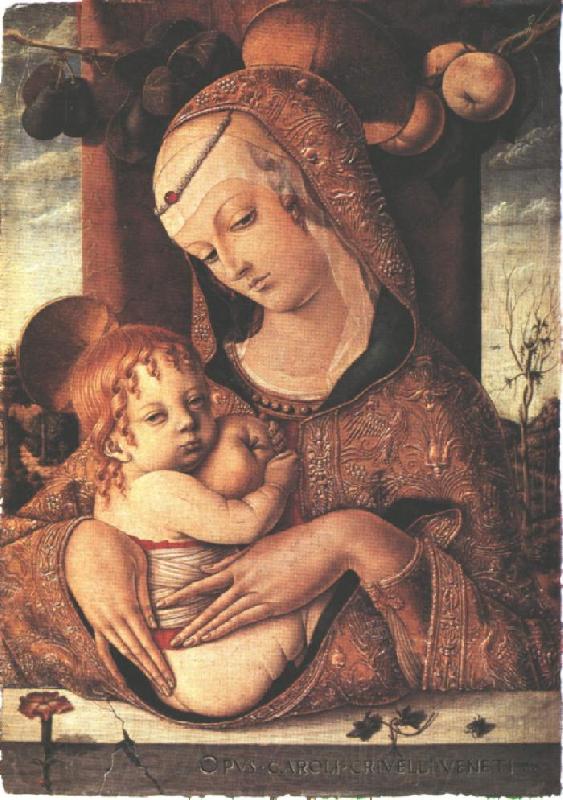 CRIVELLI, Carlo Virgin and Child dfg Spain oil painting art